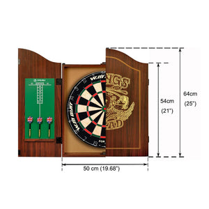 Winmax Indoor Game 18 Inch Professional Advanced shaver Dartboard and MDF Cabinet