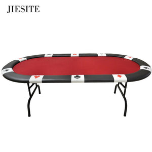 84"x42"x30" Foldable Poker Table for  Texas Hold'em  with Casino Waterproof Fabric Table Top
